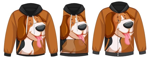 A comparison image showing different types of dog anxiety vests, highlighting the varied materials (cotton, mesh, fleece) and closure systems (Velcro, buckles, zippers).