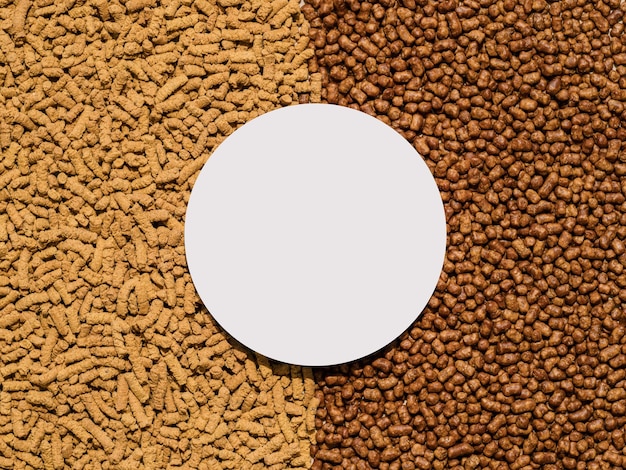 A split-screen image comparing an old, confusing pet food label with a new, FDA-compliant label. The old label features densely packed text and vague ingredient descriptions. The new label has clear, concise information, highlighting key nutritional details and easy-to-understand ingredient names.