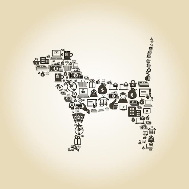 A collage showcasing logos of various pet financial assistance organizations like The Pet Fund, RedRover, and the ASPCA, with contact information overlaid.